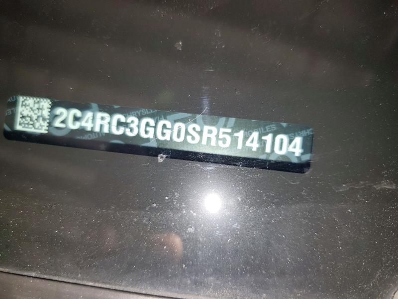 50179496 :رقم المزاد ، 2C4RC3GG0SR514104 vin ، 2025 Chrysler Pacifica مزاد بيع