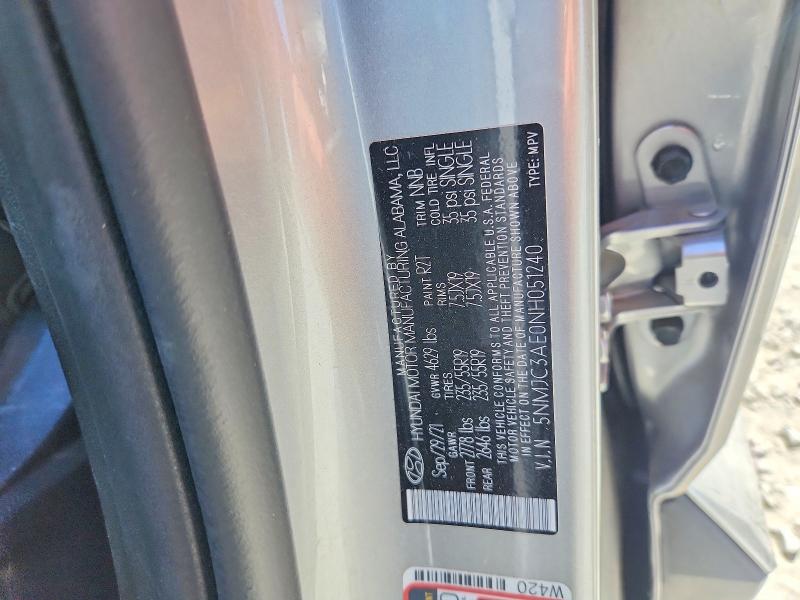 Продаж на аукціоні авто 2022 Hyundai Tucson, vin: 5NMJC3AE0NH051240, номер лоту: 49510486