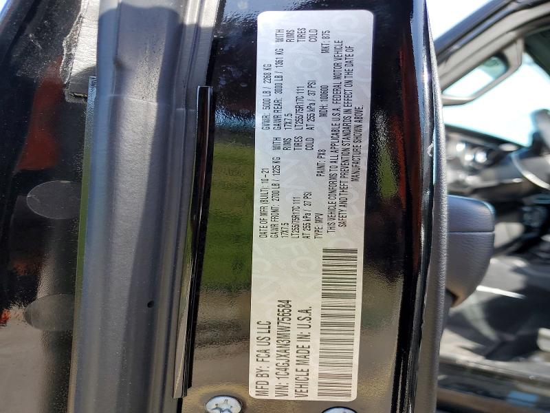 Aukcja sprzedaży 2021 Jeep Wrangler, vin: 1C4GJXAN3MW756584, numer aukcji: 49153106