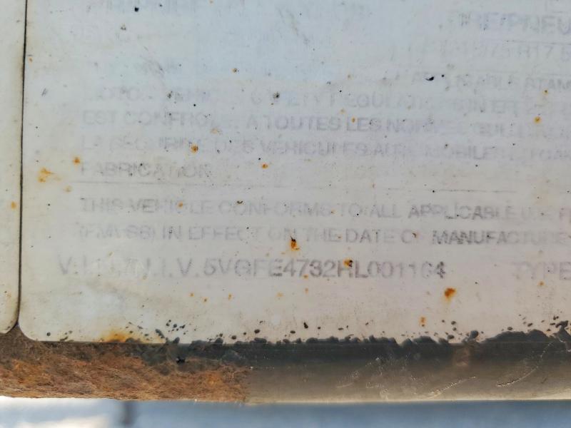 51070046 :رقم المزاد ، 5VGFE4732HL001164 vin ، 2017 Kaufman Unknown مزاد بيع