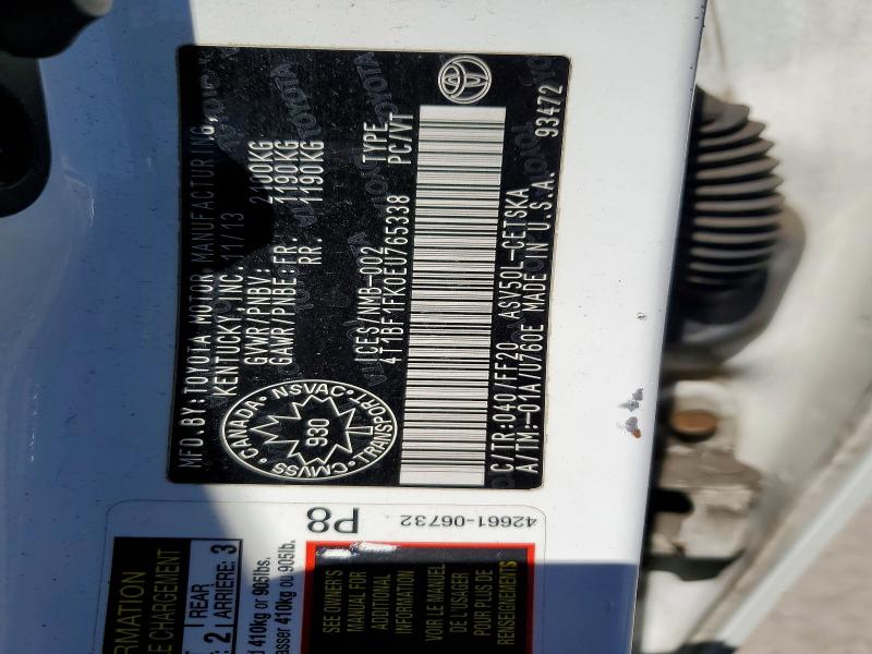 50920586 :رقم المزاد ، 4T1BF1FK0EU765338 vin ، 2014 Toyota Camry مزاد بيع