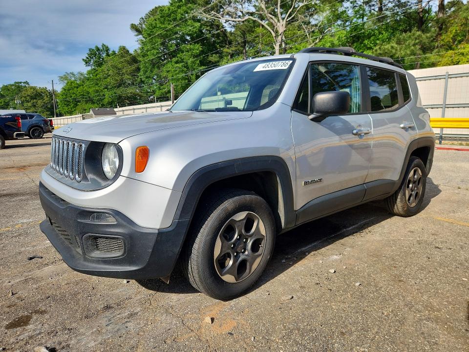 Aukcja sprzedaży 2017 Jeep Renegade, vin: ZACCJBABXHPF47580, numer aukcji: 48350786