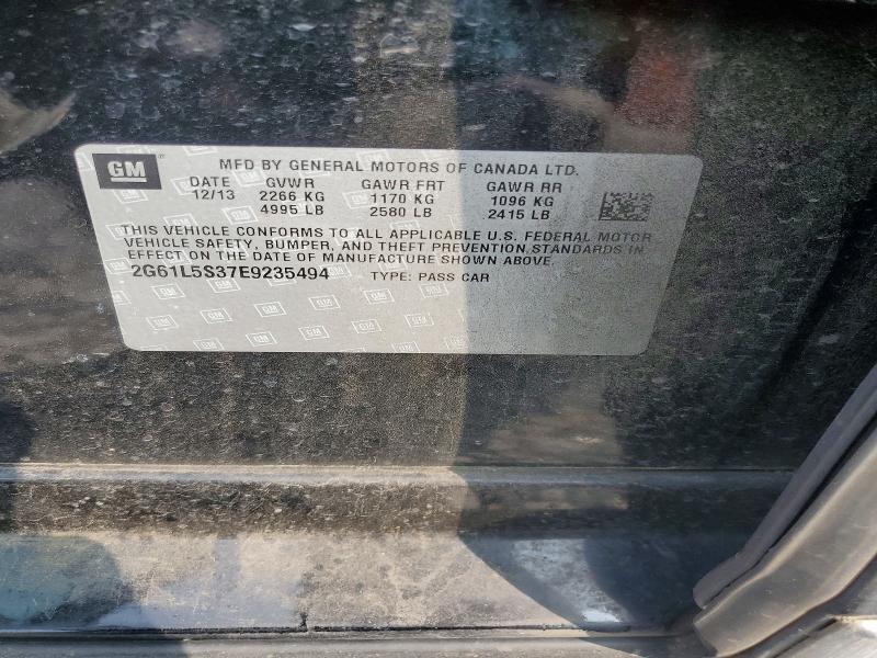 2014 Cadillac Xts მანქანა იყიდება აუქციონზე, vin: 2G61L5S37E9235494, აუქციონის ნომერი: 51031936