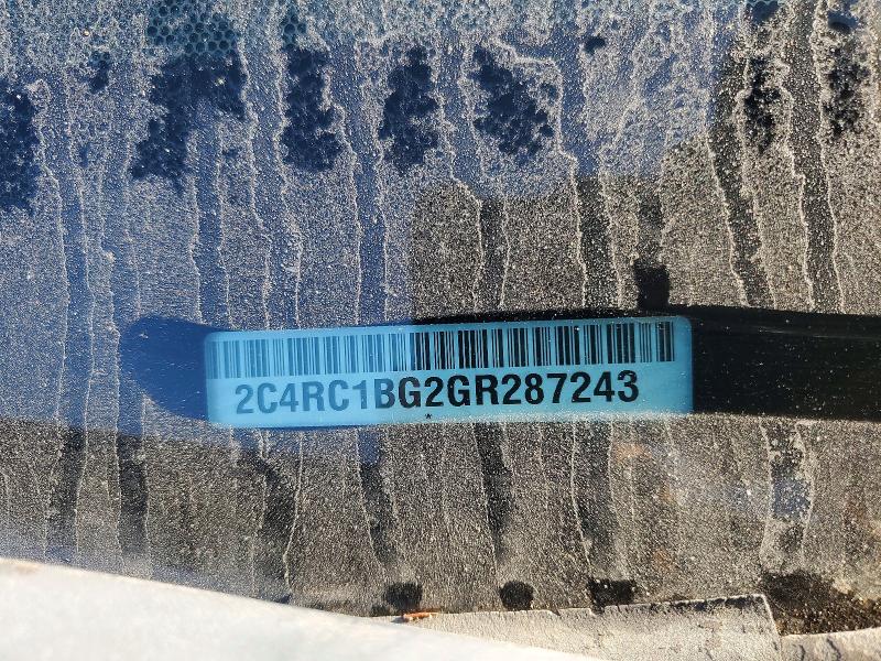 49031176 :رقم المزاد ، 2C4RC1BG2GR287243 vin ، 2016 Chrysler Town & Country مزاد بيع