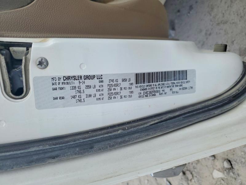 Продаж на аукціоні авто 2015 Chrysler Town & Country, vin: 2C4RC1BG2FR545016, номер лоту: 49813476