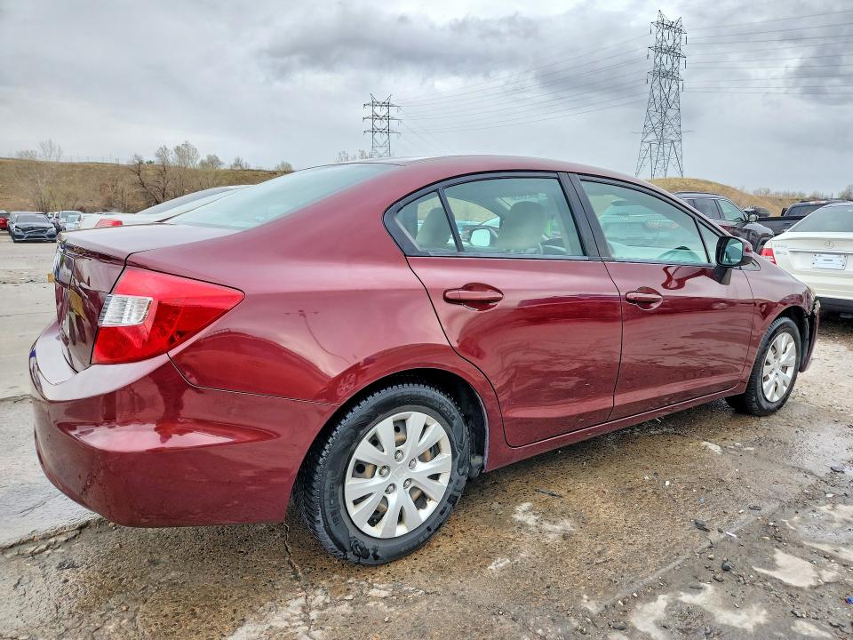 Aukcja sprzedaży 2012 Honda Civic, vin: 2HGFB2F57CH536545, numer aukcji: 48453836