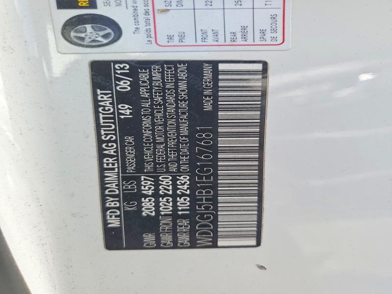 Aukcja sprzedaży 2014 Mercedes-benz C, vin: WDDGJ5HB1EG167681, numer aukcji: 49011156