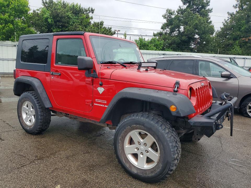 51369996 :رقم المزاد ، 1J4AA2D18AL199373 vin ، 2010 Jeep Wrangler مزاد بيع