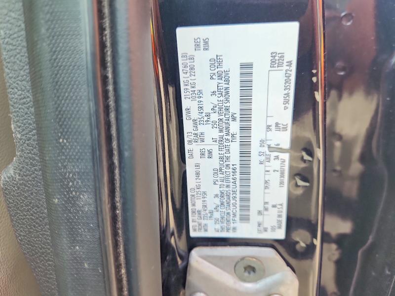 Продажа на аукционе авто 2014 Ford Escape, vin: 1FMCU0J93EUA61661, номер лота: 51543766