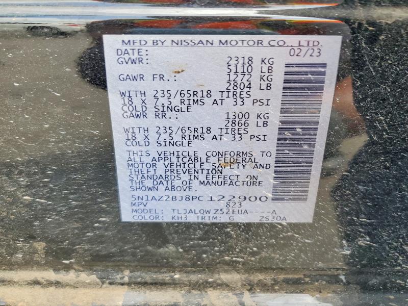 Продажа на аукционе авто 2023 Nissan Murano, vin: 5N1AZ2BJ8PC122900, номер лота: 48399276