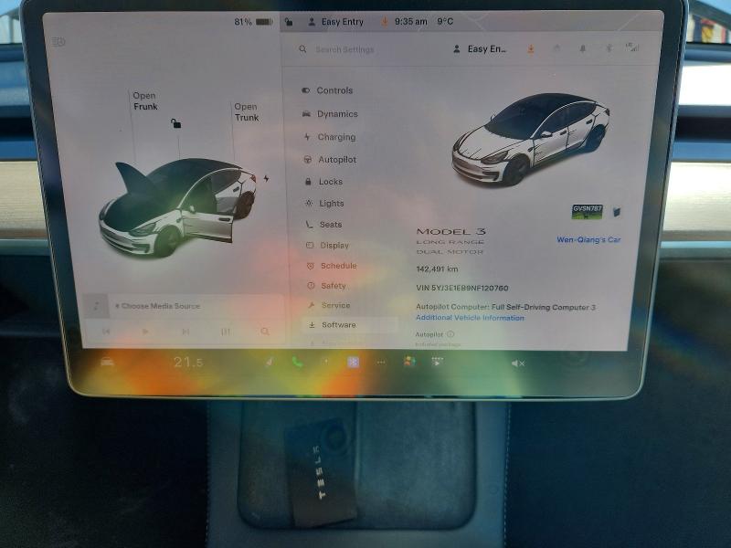 Aukcja sprzedaży 2022 Tesla Model 3, vin: 5YJ3E1EB9NF120760, numer aukcji: 50992316
