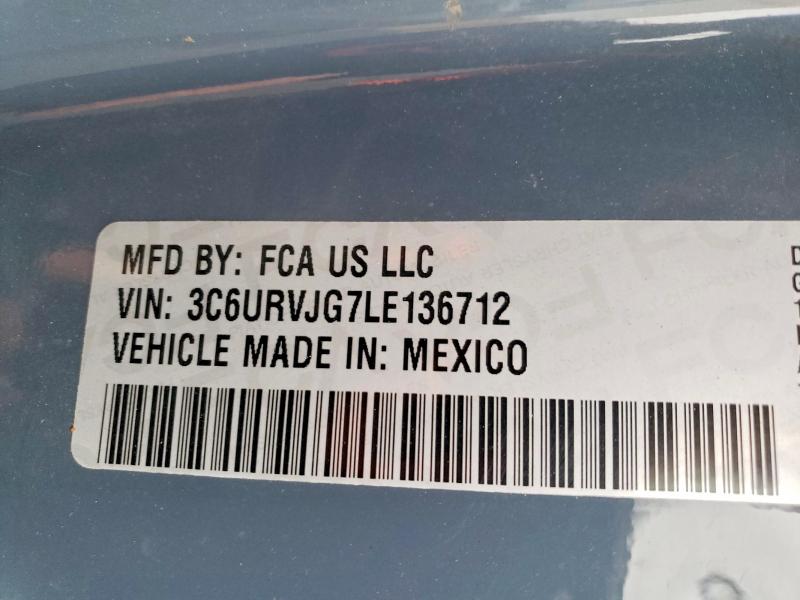Продаж на аукціоні авто 2020 Ram Promaster 3500, vin: 3C6URVJG7LE136712, номер лоту: 47800266