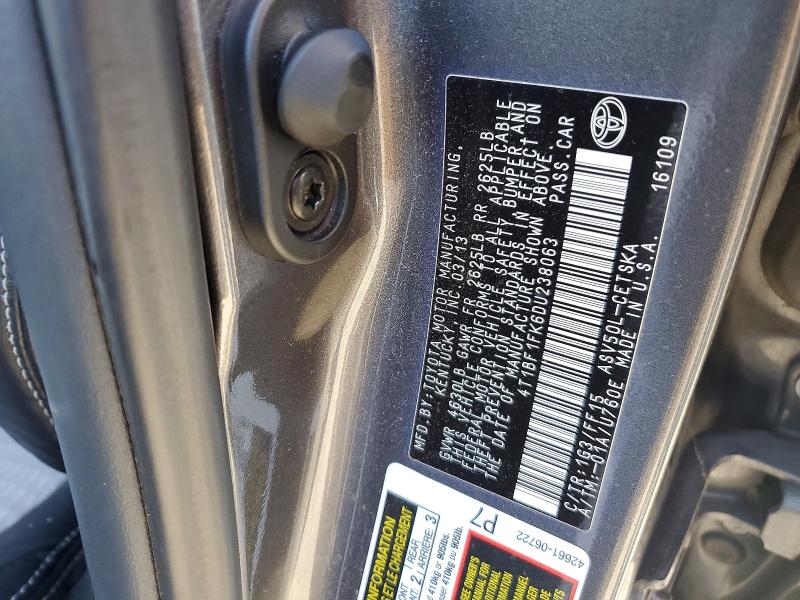 Продаж на аукціоні авто 2013 Toyota Camry, vin: 4T1BF1FK6DU238063, номер лоту: 51466146