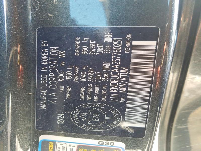 49070236 :رقم المزاد ، KNDEUCAA2S7760251 vin ، 2025 Kia Seltos مزاد بيع