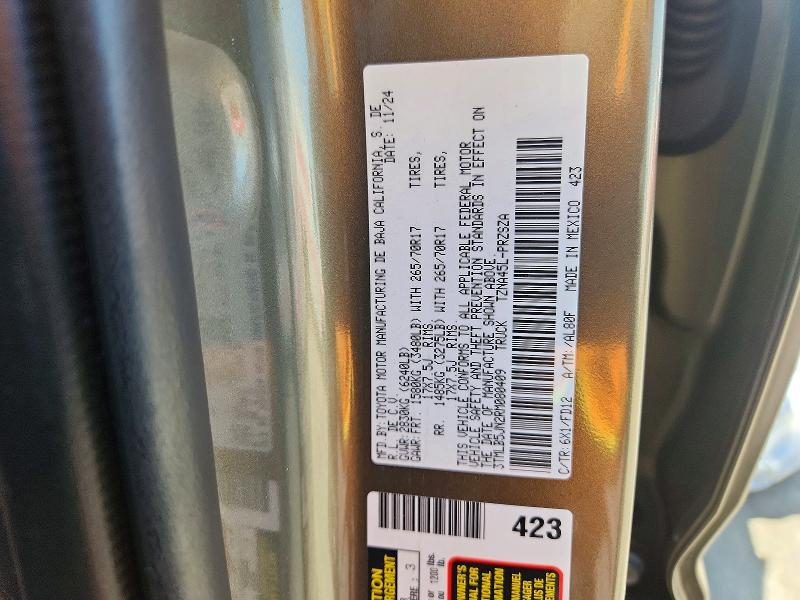 50648876 :رقم المزاد ، 3TMLB5JN2RM080409 vin ، 2024 Toyota Tacoma مزاد بيع