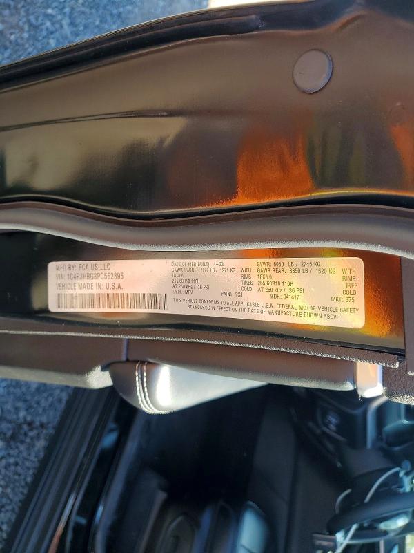 Aukcja sprzedaży 2023 Jeep Grand Cherokee, vin: 1C4RJHBG8PC562895, numer aukcji: 51592376