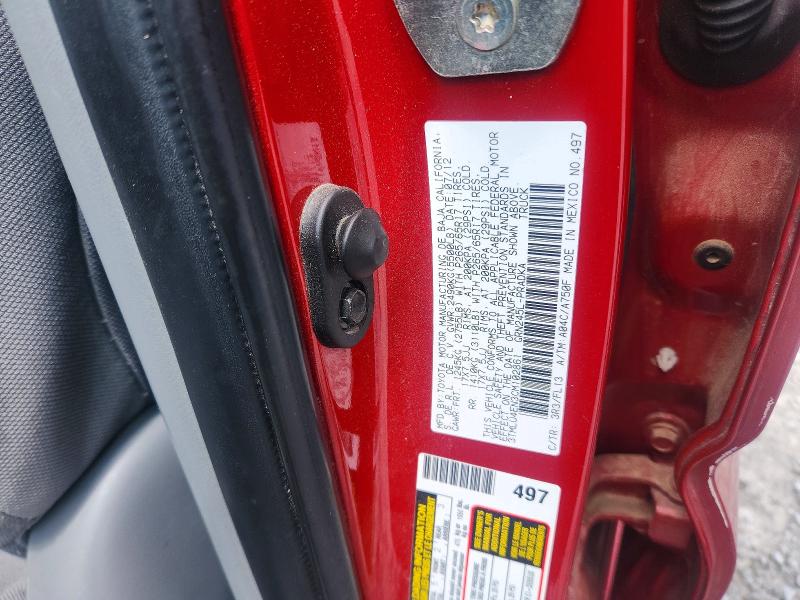 51786626 :رقم المزاد ، 3TMLU4EN3CM102861 vin ، 2012 Toyota Tacoma مزاد بيع