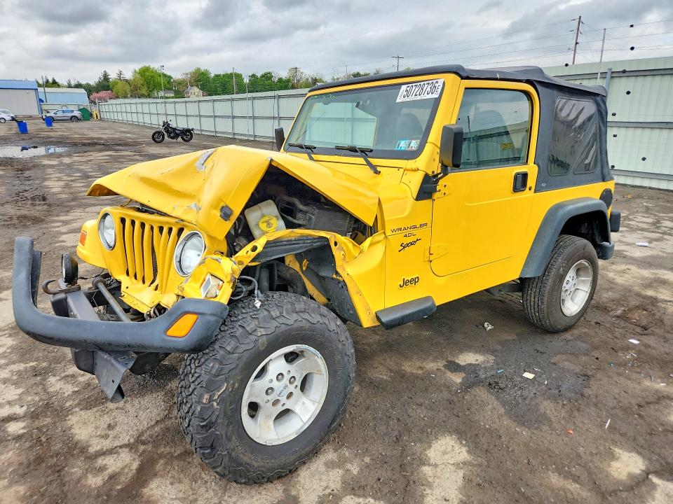 Продажа на аукционе авто 2000 Jeep Wrangler / Tj, vin: 1J4FA49S3YP749004, номер лота: 50728736