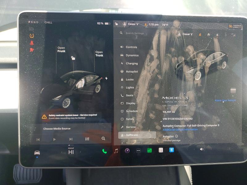 Продажа на аукционе авто 2021 Tesla Model 3, vin: 5YJ3E1EB2MF082142, номер лота: 51669706