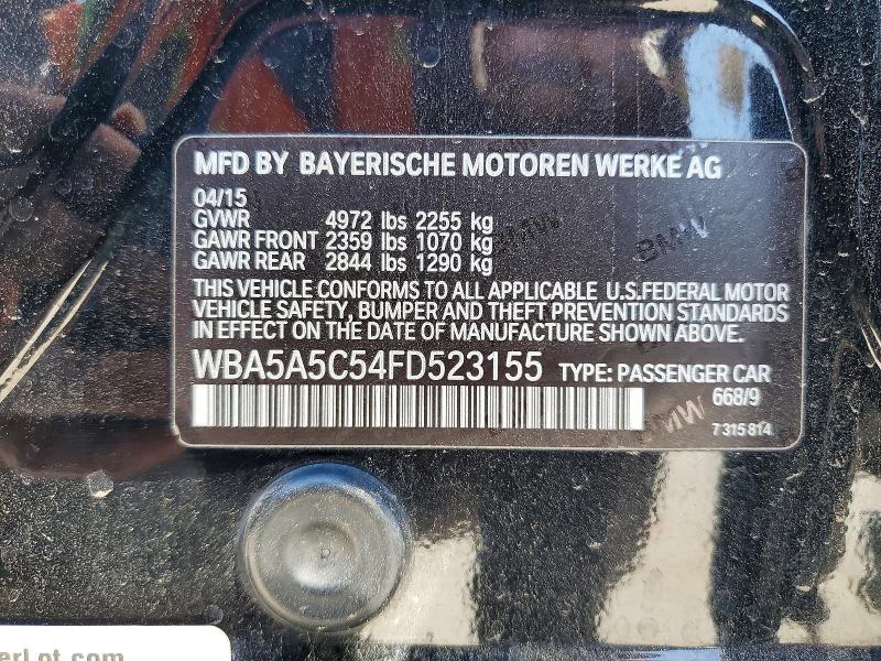 Продажа на аукционе авто 2015 Bmw 528, vin: WBA5A5C54FD523155, номер лота: 48937486