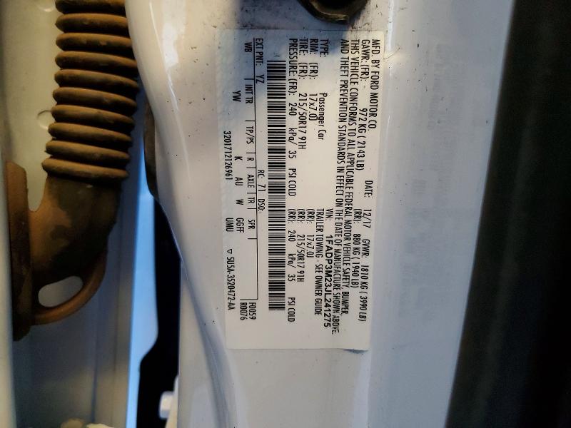 51028146 :رقم المزاد ، 1FADP3M23JL241275 vin ، 2018 Ford Focus مزاد بيع