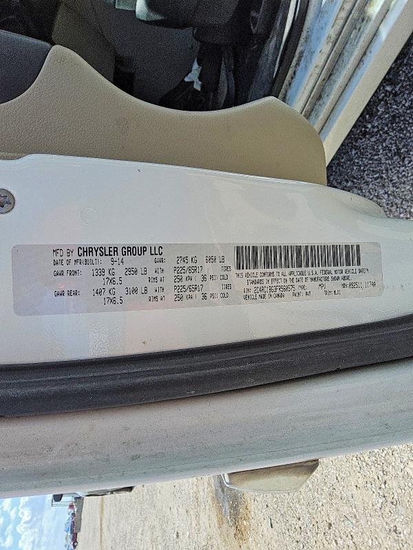 Aukcja sprzedaży 2015 Chrysler Town & Country, vin: 2C4RC1BG3FR560575, numer aukcji: 48987686