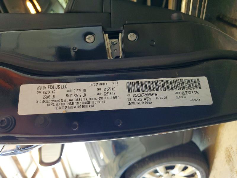 Продажа на аукционе авто 2019 Chrysler 300, vin: 2C3CCAEG2KH693480, номер лота: 50801136
