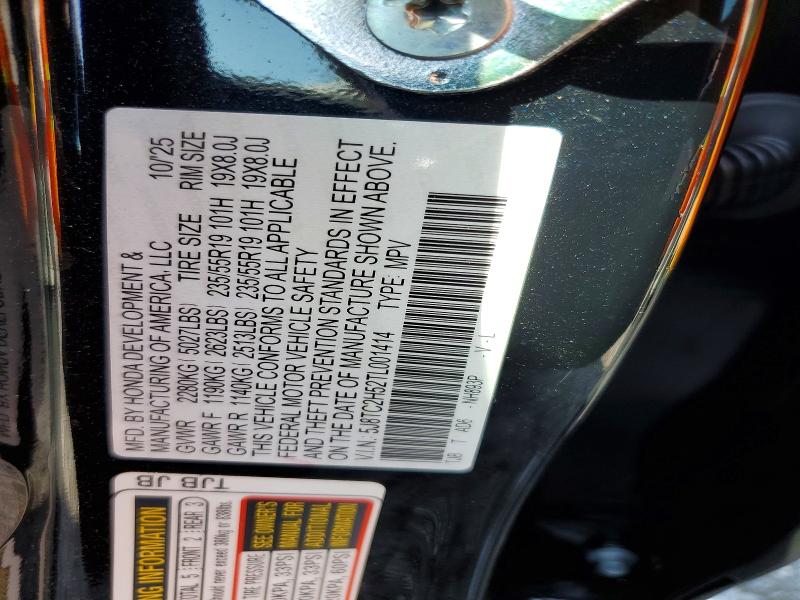 2026 Acura Rdx მანქანა იყიდება აუქციონზე, vin: 5J8TC2H52TL001414, აუქციონის ნომერი: 51628846