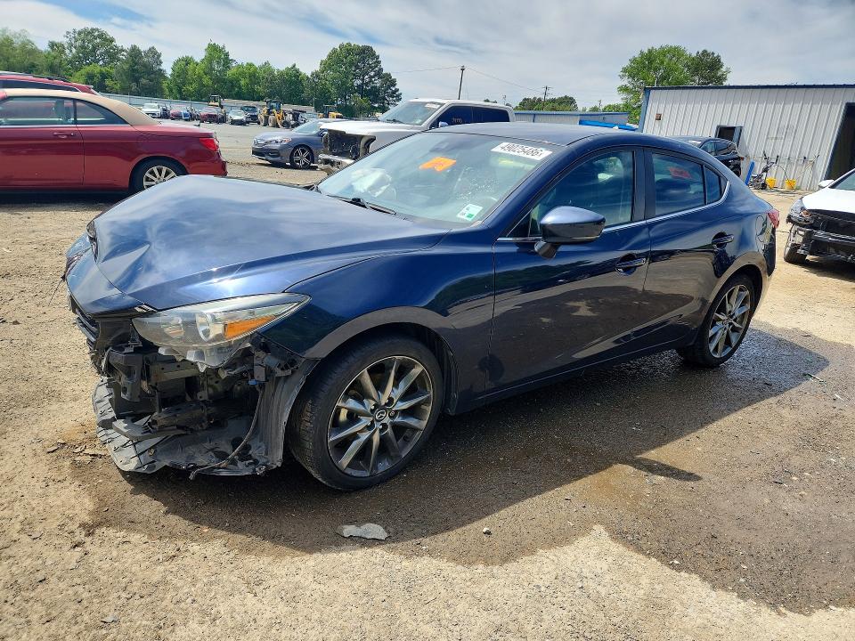 2018 Mazda 3 მანქანა იყიდება აუქციონზე, vin: 3MZBN1V38JM168340, აუქციონის ნომერი: 49025486