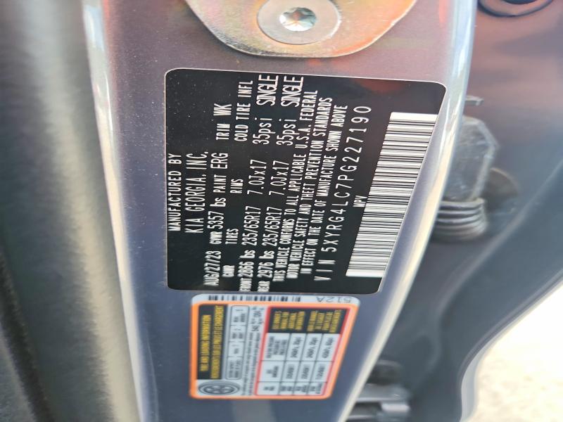 Aukcja sprzedaży 2023 Kia Sorento, vin: 5XYRG4LC7PG227190, numer aukcji: 51201346