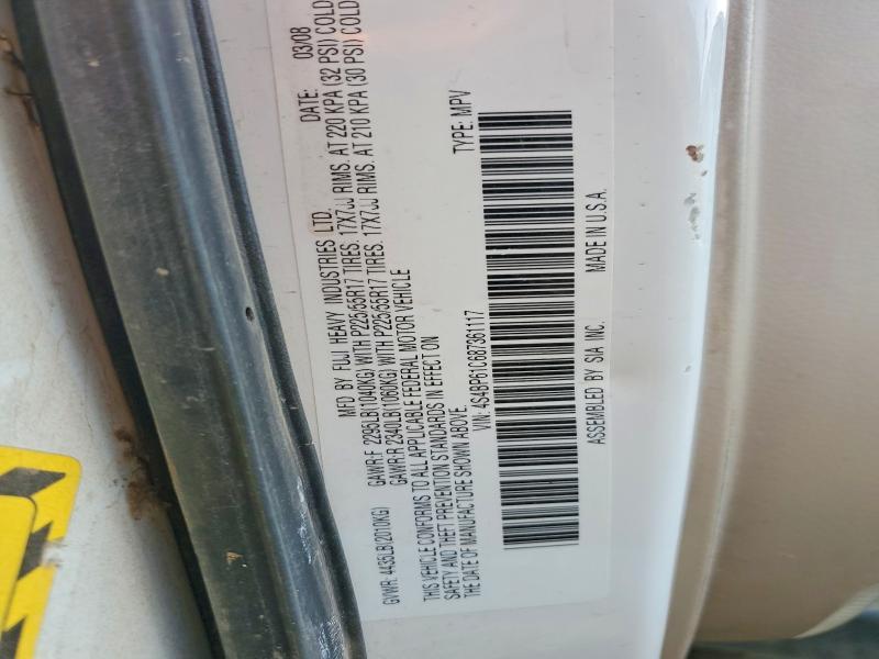 Aukcja sprzedaży 2008 Subaru Outback, vin: 4S4BP61C687361117, numer aukcji: 50331976