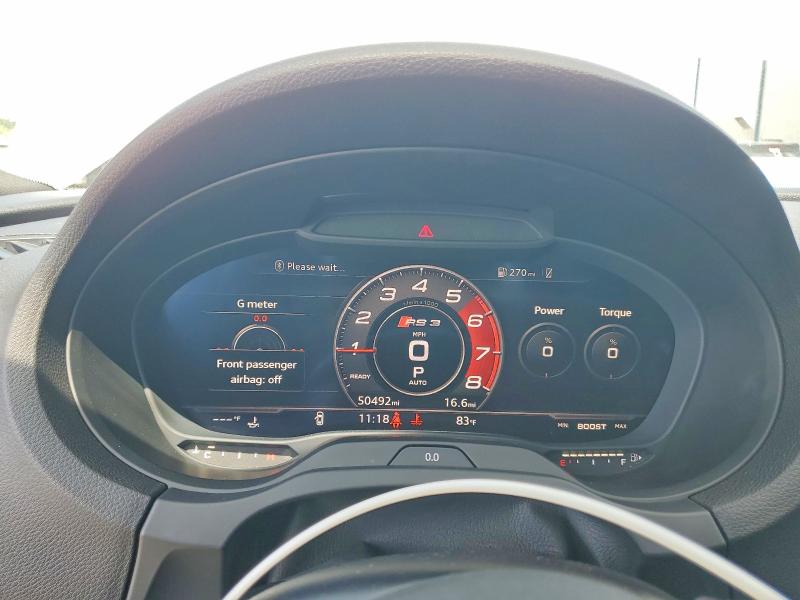 2018 Audi Rs3 მანქანა იყიდება აუქციონზე, vin: WUABWGFF5J1904758, აუქციონის ნომერი: 51876806