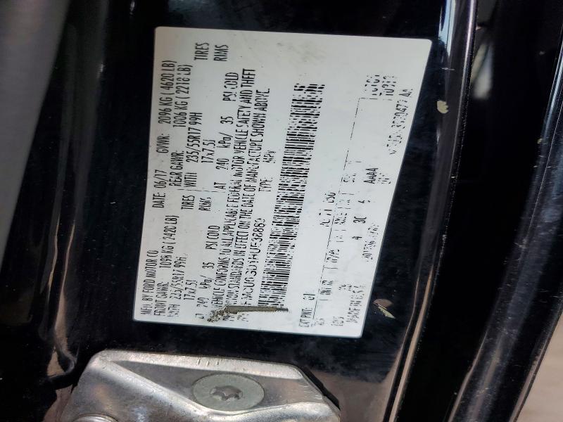 51149556 :رقم المزاد ، 1FMCU0GD1HUE38889 vin ، 2017 Ford Escape مزاد بيع