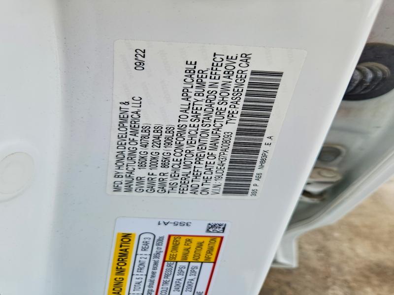 2023 Acura Integra 4d A-spec მანქანა იყიდება აუქციონზე, vin: 19UDE4H37PA008093, აუქციონის ნომერი: 49657426