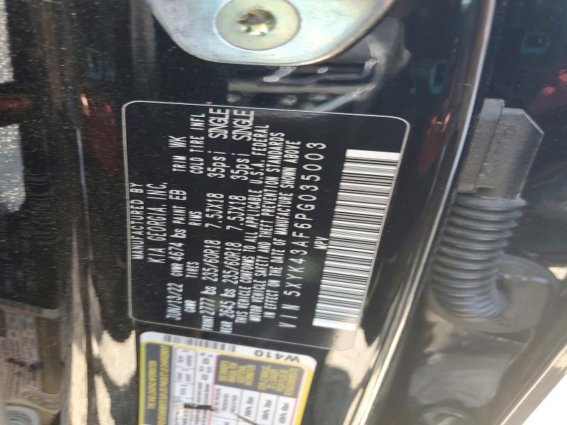 49685436 :رقم المزاد ، 5XYK43AF6PG035003 vin ، 2023 Kia Sportage مزاد بيع
