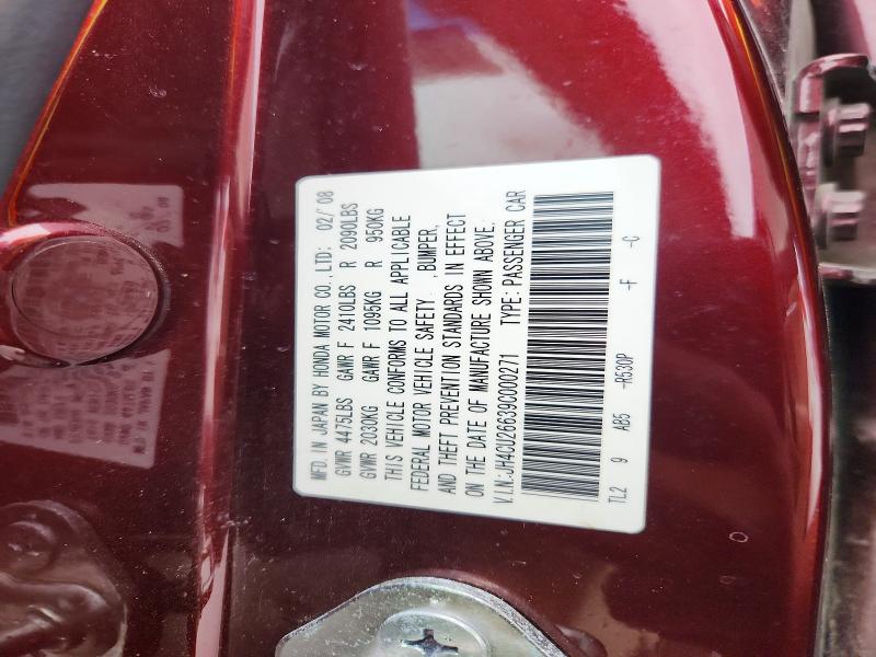 Продаж на аукціоні авто 2009 Acura Tsx, vin: JH4CU26639C000271, номер лоту: 49815746