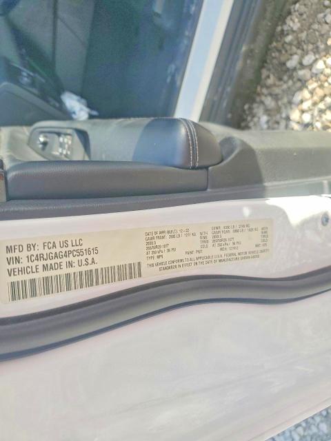 50957326 :رقم المزاد ، 1C4RJGAG4PC551615 vin ، 2023 Jeep Grand Cherokee مزاد بيع