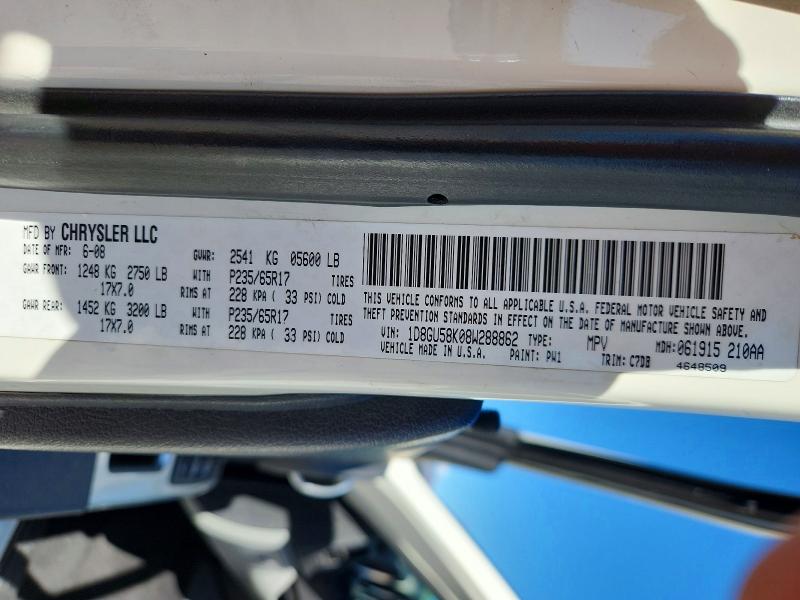 2008 Dodge Nitro მანქანა იყიდება აუქციონზე, vin: 1D8GU58K08W288862, აუქციონის ნომერი: 51127416