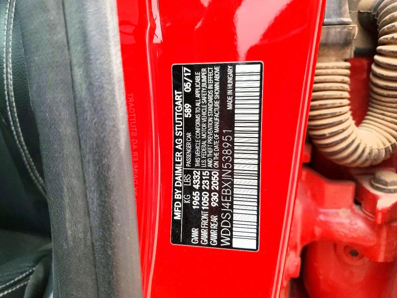 Auction sale of the 2018 Mercedes-benz Cla, vin: WDDSJ4EBXJN538951, lot number: 47129196