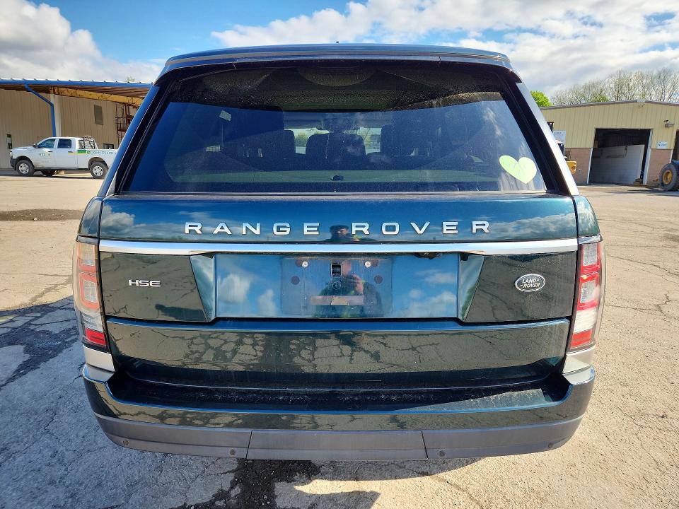 2016 Land Rover Range Rover მანქანა იყიდება აუქციონზე, vin: SALGS2PF8GA295733, აუქციონის ნომერი: 52067026