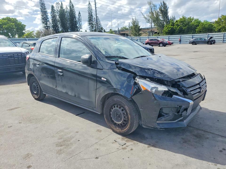 2021 Mitsubishi Mirage მანქანა იყიდება აუქციონზე, vin: ML32AUHJ0MH012539, აუქციონის ნომერი: 51009626
