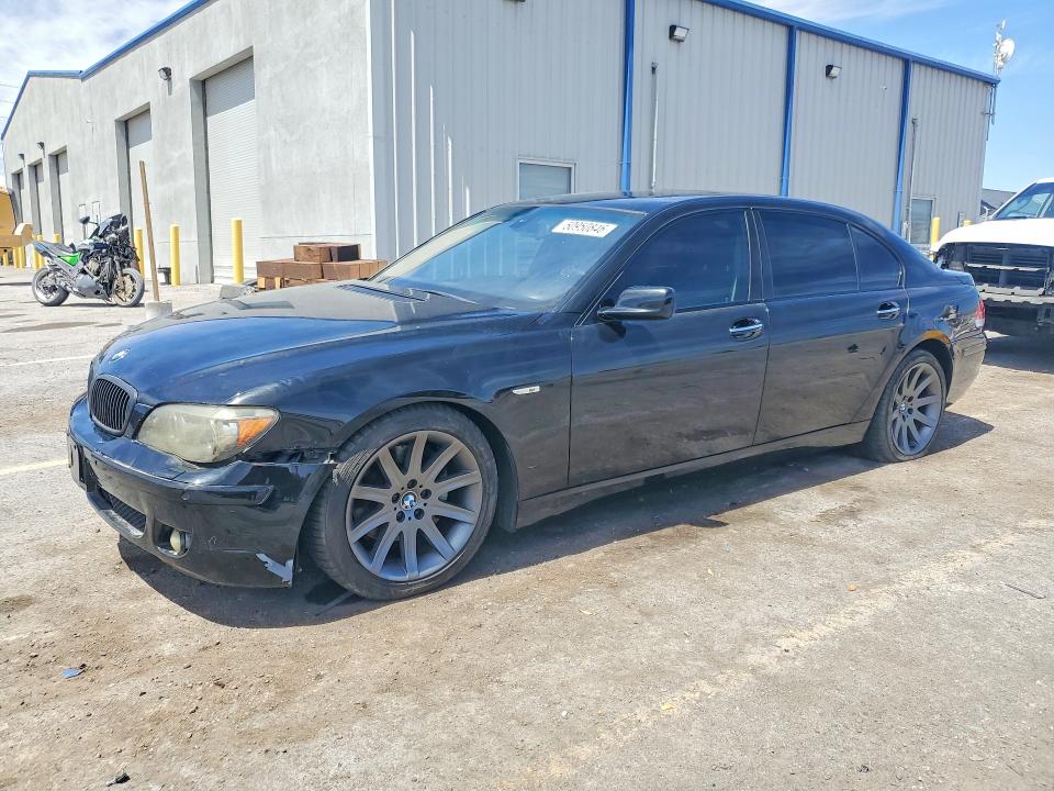 2006 Bmw 750 მანქანა იყიდება აუქციონზე, vin: WBAHN83576DT35281, აუქციონის ნომერი: 50950846