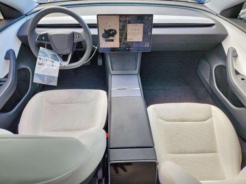 49732306 :رقم المزاد ، 5YJ3E1EA4SF978365 vin ، 2025 Tesla Model 3 مزاد بيع