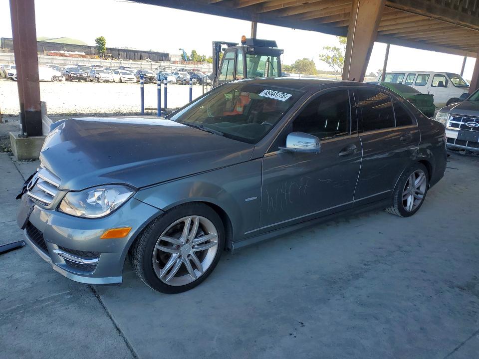 48448776 :رقم المزاد ، WDDGF4HB3CR237002 vin ، 2012 Mercedes-benz C مزاد بيع