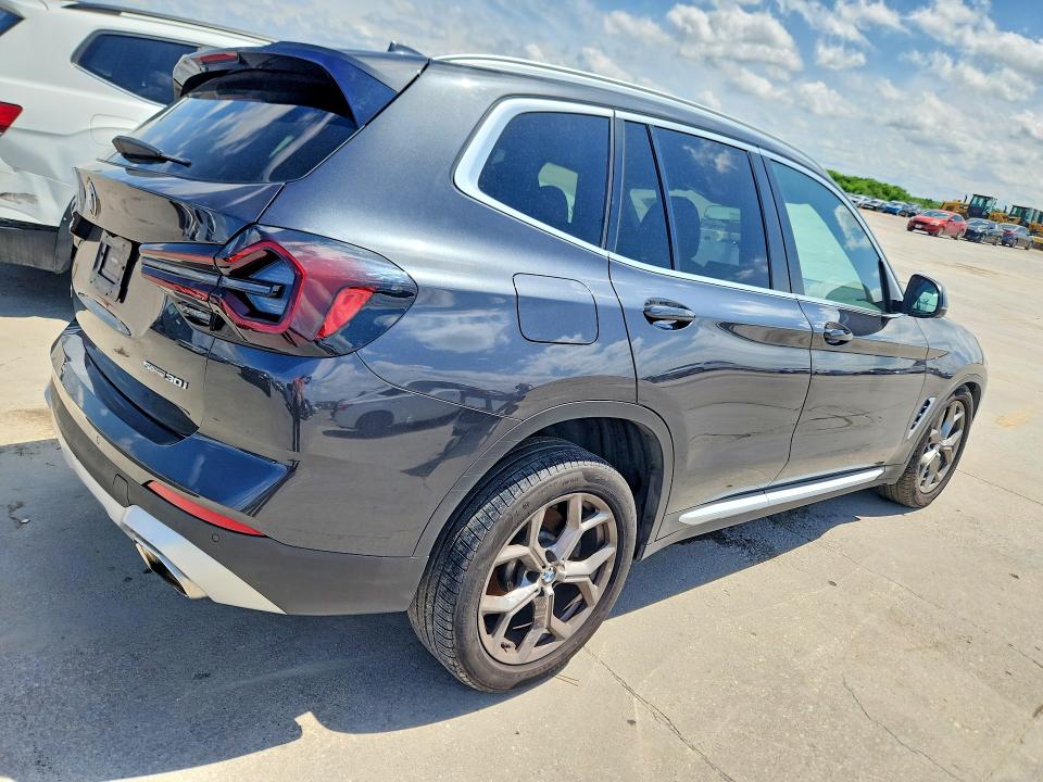2022 Bmw X3 მანქანა იყიდება აუქციონზე, vin: 5UX43DP02N9L59731, აუქციონის ნომერი: 48563126