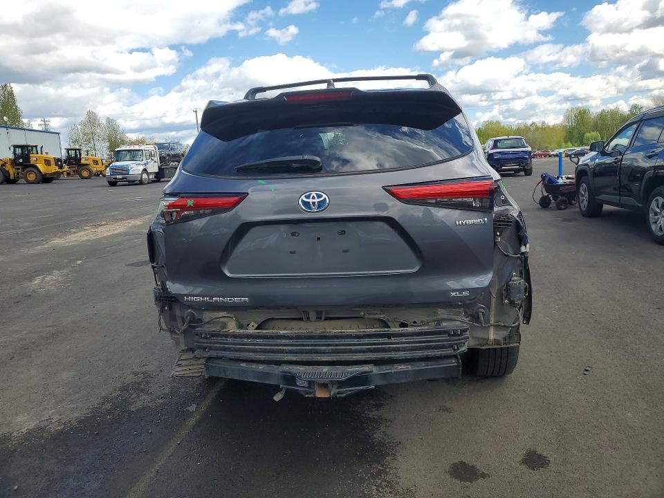 Auction sale of the 2022 Toyota Highlander Hybrid, vin: 5TDHBRCH7NS541036, lot number: 50307966