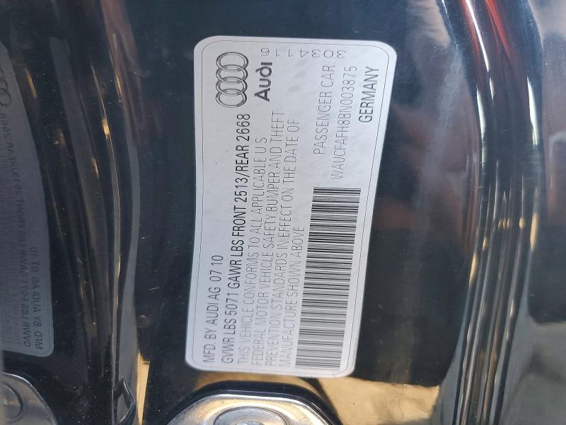 Продажа на аукционе авто 2011 Audi A5, vin: WAUCFAFH8BN003875, номер лота: 50943806