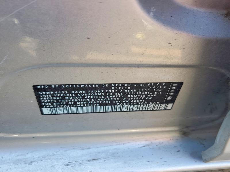 Aukcja sprzedaży 2014 Volkswagen Jetta, vin: 3VWPL7AJ7EM619606, numer aukcji: 49079156