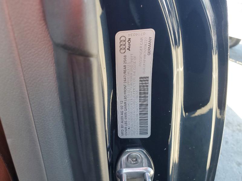 Продажа на аукционе авто 2012 Audi A5, vin: WAUJFAFH8CN008227, номер лота: 48967716