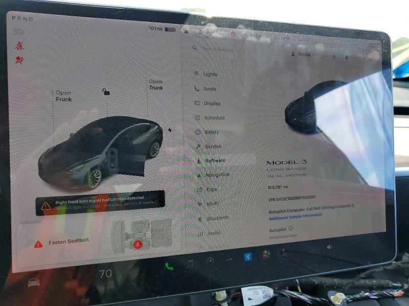 Aukcja sprzedaży 2021 Tesla Model 3, vin: 5YJ3E1EB0MF942880, numer aukcji: 48525016